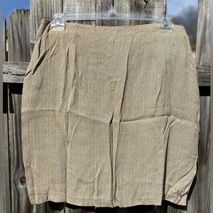 Carol Little ‘Bordeaux’ black/khaki color skirt